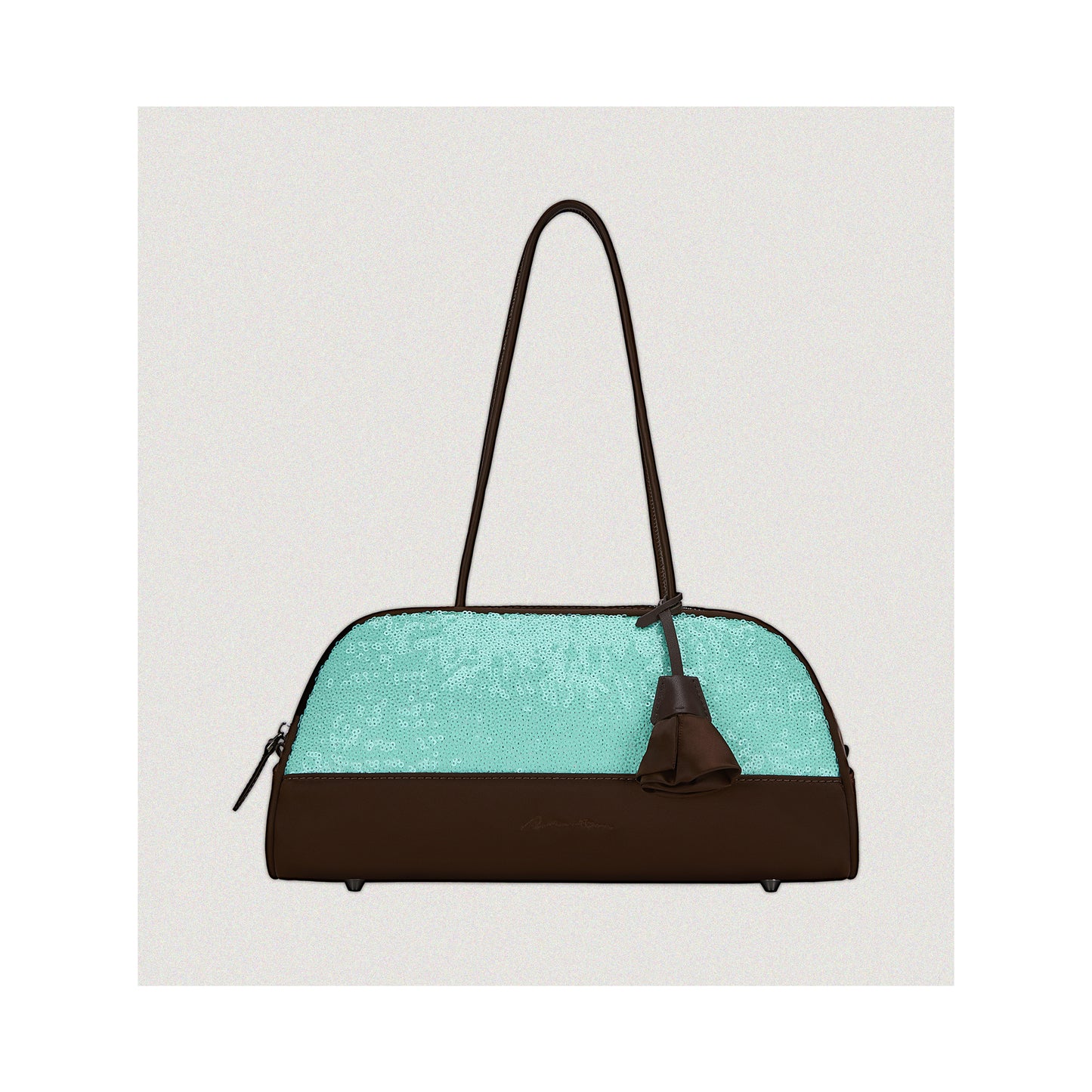 Mint Chocolate baguette bag