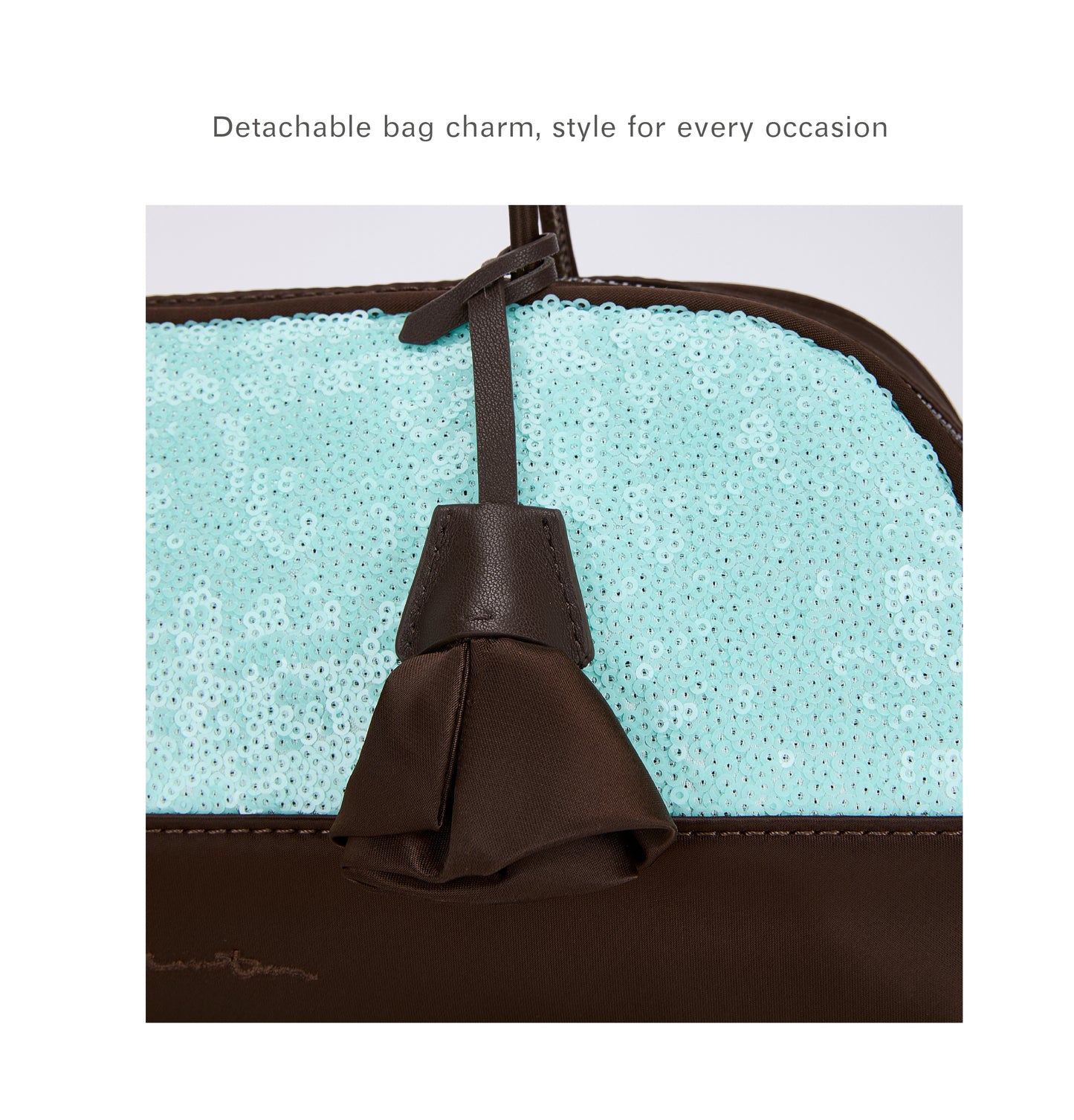 Mint Chocolate baguette bag