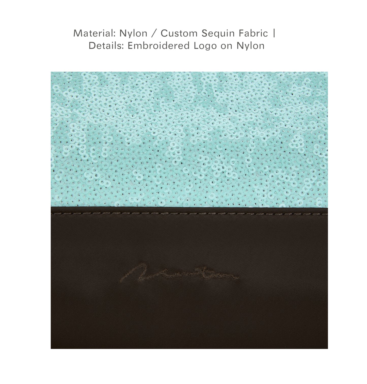 Mint Chocolate baguette bag
