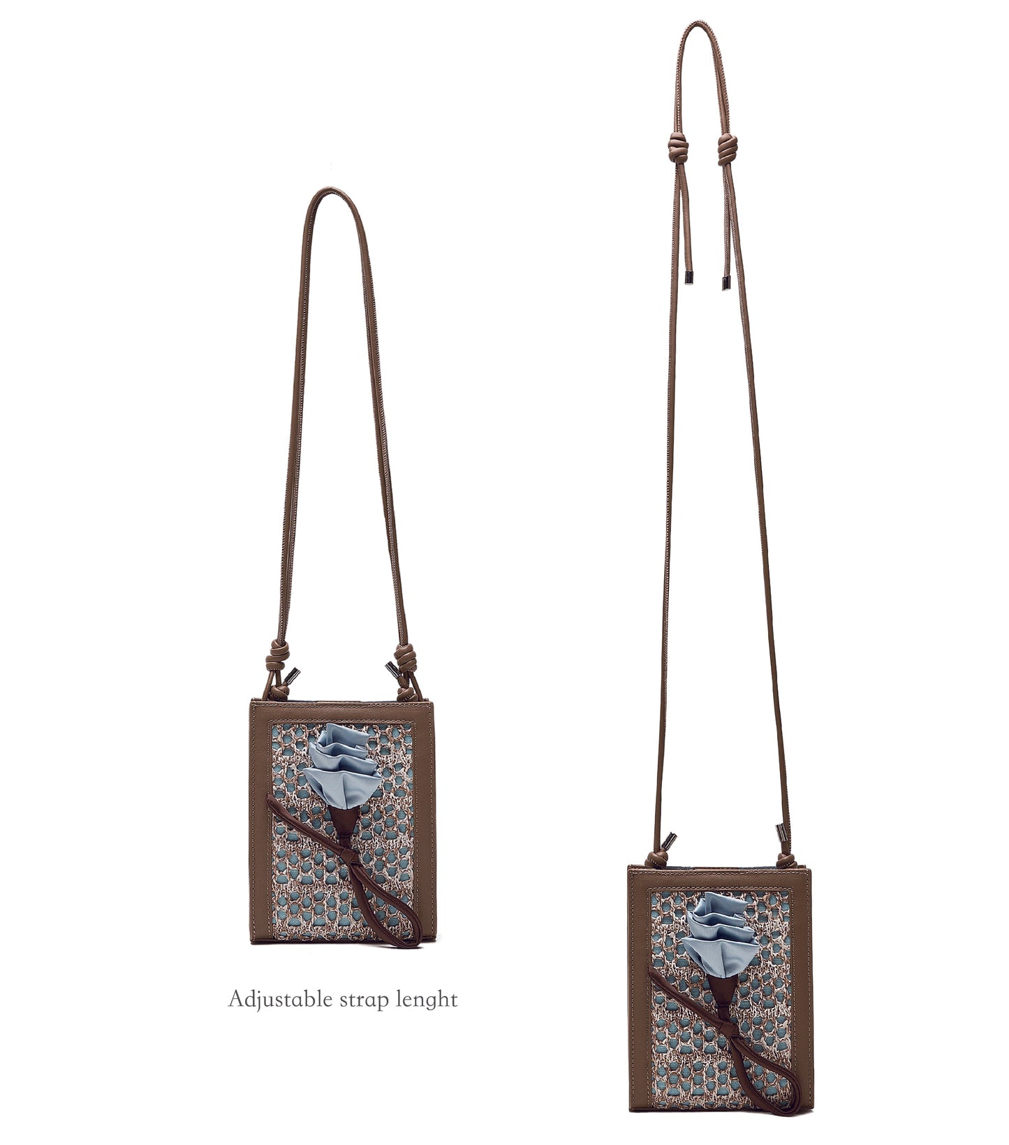 Orenda Khaki Woven Raffia bag