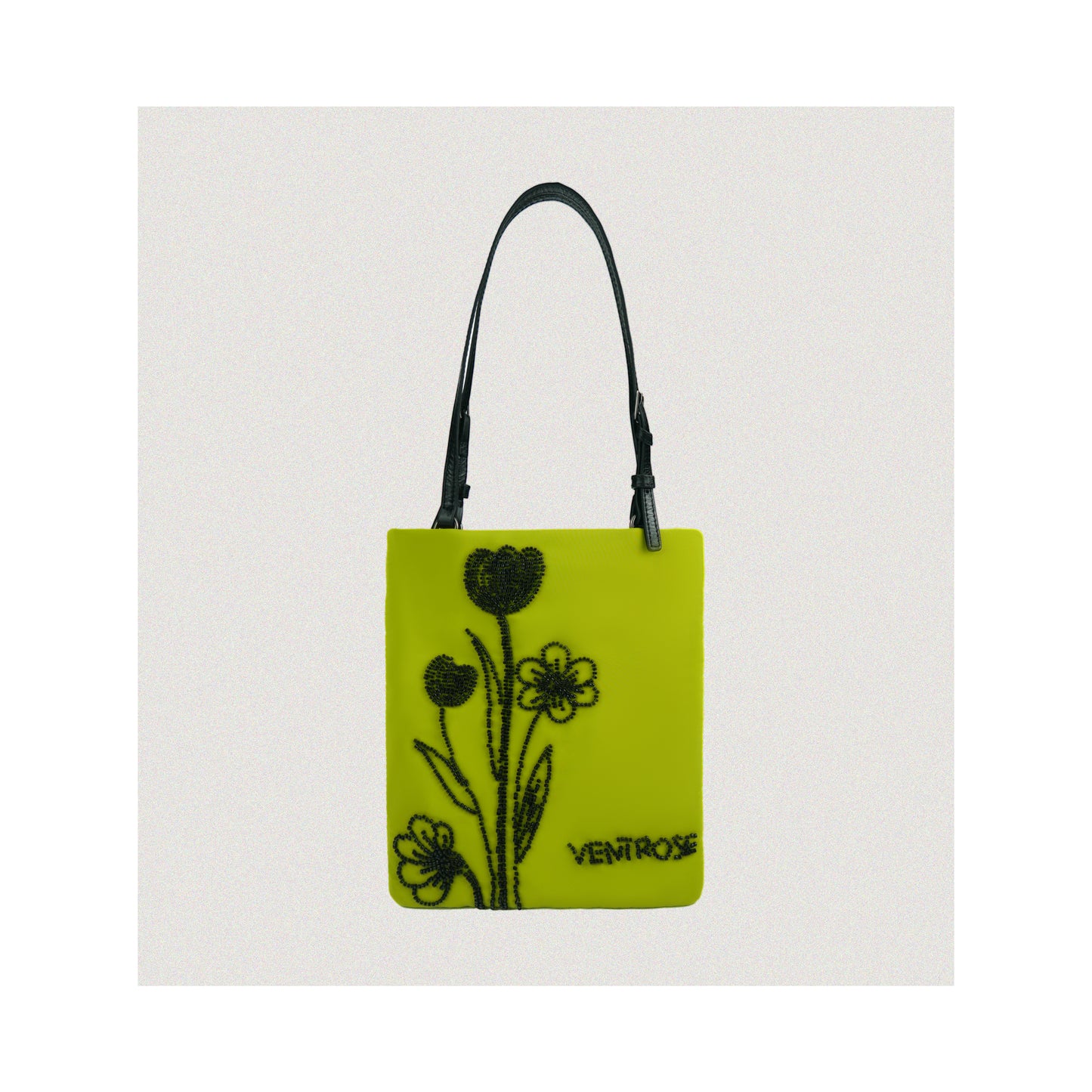 Juliet Green beaded tote
